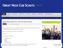 Tablet Screenshot of greatneckcubscouts.com